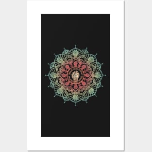 Black Lives Matter Pretty Distressed Mandala Design - colorful Posters and Art